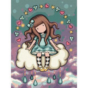 Картина за номерами "Aprilʼs Showers Santoro Gorjuss Collection" 30х40 см