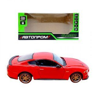 Автопром 1:34 Ford Mustang GT (КРАСНЫЙ) (кор. 18*2х9х8 см.)