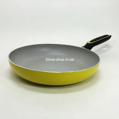 Качественные кухонные сковородки Magio MG-1177 24 см, Надежная сковорода с ZX-727 антипригарным покрытием