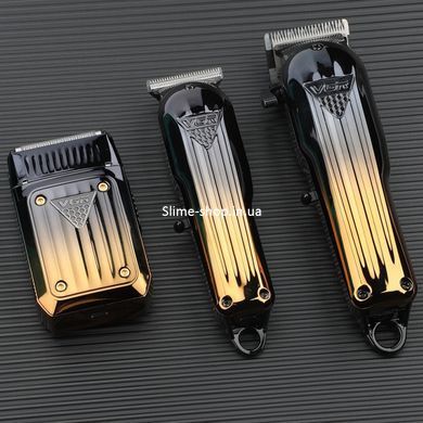 Комплект VGR 3 в 1 V-644 аккумуляторная машинка для стрижки, триммер и QD-723 электробритва шейвер