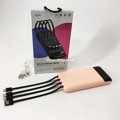 Павербанк Power Bank UKC 50000mAh Мобільна зарядка зовнішній акумулятор портативний павер. KP-279 Колір: рожевий