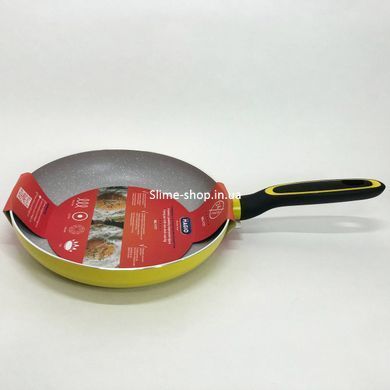 Качественные кухонные сковородки Magio MG-1177 24 см, Надежная сковорода с ZX-727 антипригарным покрытием