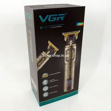 Бритва триммер для мужчин VGR V-073, Машинка для стрижки волос беспроводная, AO-996 Триммер беспроводной