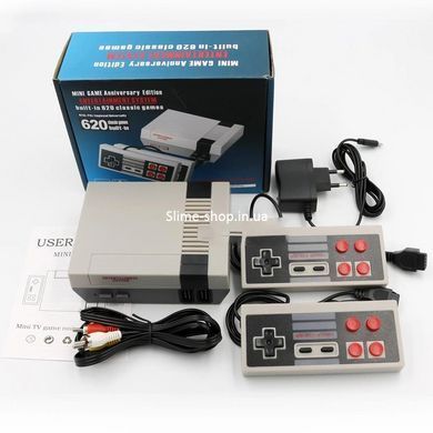 Гейм бокс на 400 игр GAME NES 620 / 7724, Портативная приставка денди, Игровая OM-952 консоль hdmi