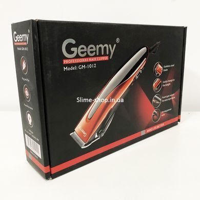 Триммер для стрижки аккумуляторный профессиональный GEMEI GM-1012, Надежная машинка EB-612 для стрижки