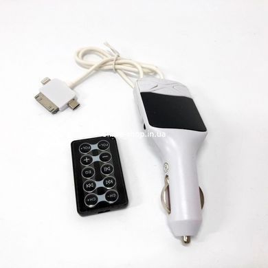 Адаптер для зарядки от автомобильного прикуривателя CM I19A SD/Usb, Фм OV-257 трансмиттер стерео